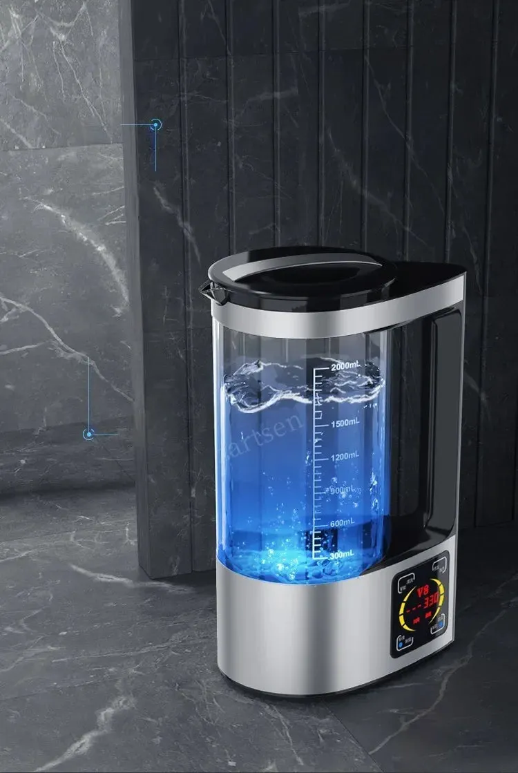 100-240V 2L Electric Hydrogen Rich Water Kettle Water Ionizer Machine Water filter Drink Hydrogen Water Generator