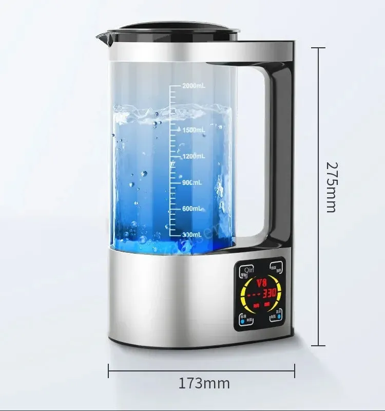 100-240V 2L Electric Hydrogen Rich Water Kettle Water Ionizer Machine Water filter Drink Hydrogen Water Generator