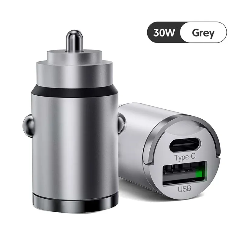 100W Car Charger PD Fast Charging/QC3.0, USB Type C for iPhone