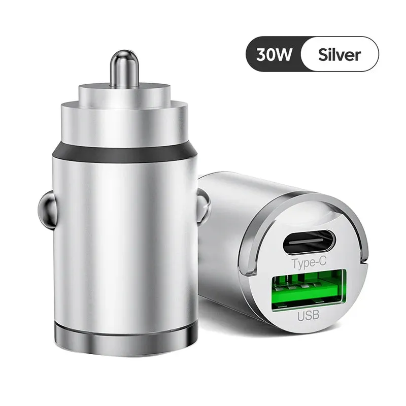 100W Car Charger PD Fast Charging/QC3.0, USB Type C for iPhone