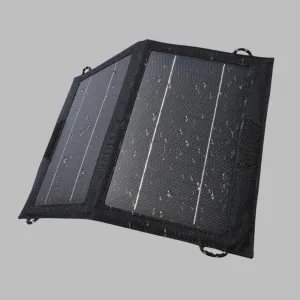10W Portable Solar Charger - Waterproof Foldable Solar Panel with USB Output for Hiking, Camping, and Backpacking