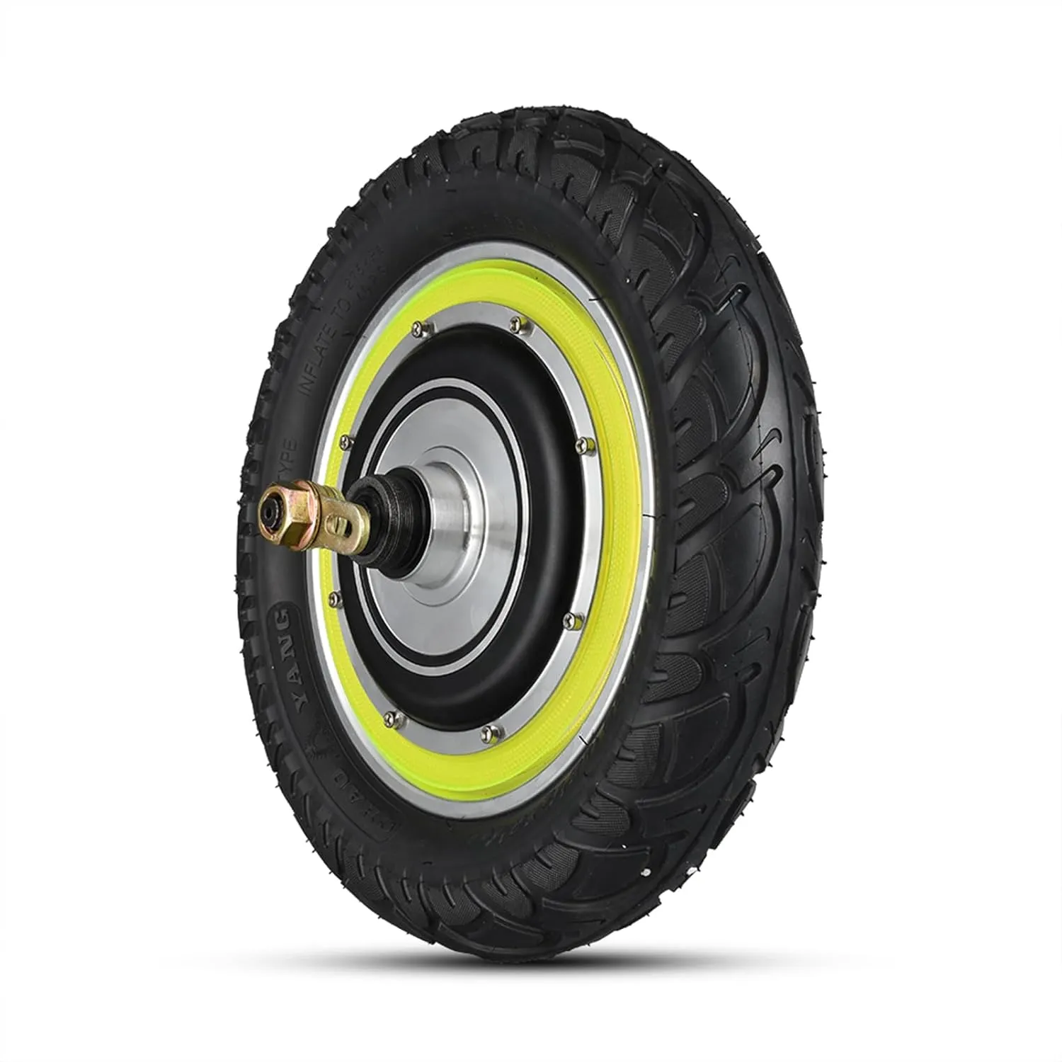 12 inch Electric Scooter Hub Motor Wheel 48V 500W Wheel Motor Brushless Gearless Hub Motor E Scooter Conversion Kits 30H Magnet (12inch 48V500W)
