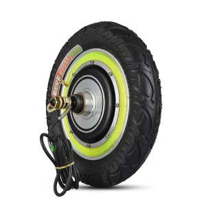 12 inch Electric Scooter Hub Motor Wheel 48V 500W Wheel Motor Brushless Gearless Hub Motor E Scooter Conversion Kits 30H Magnet (12inch 48V500W)