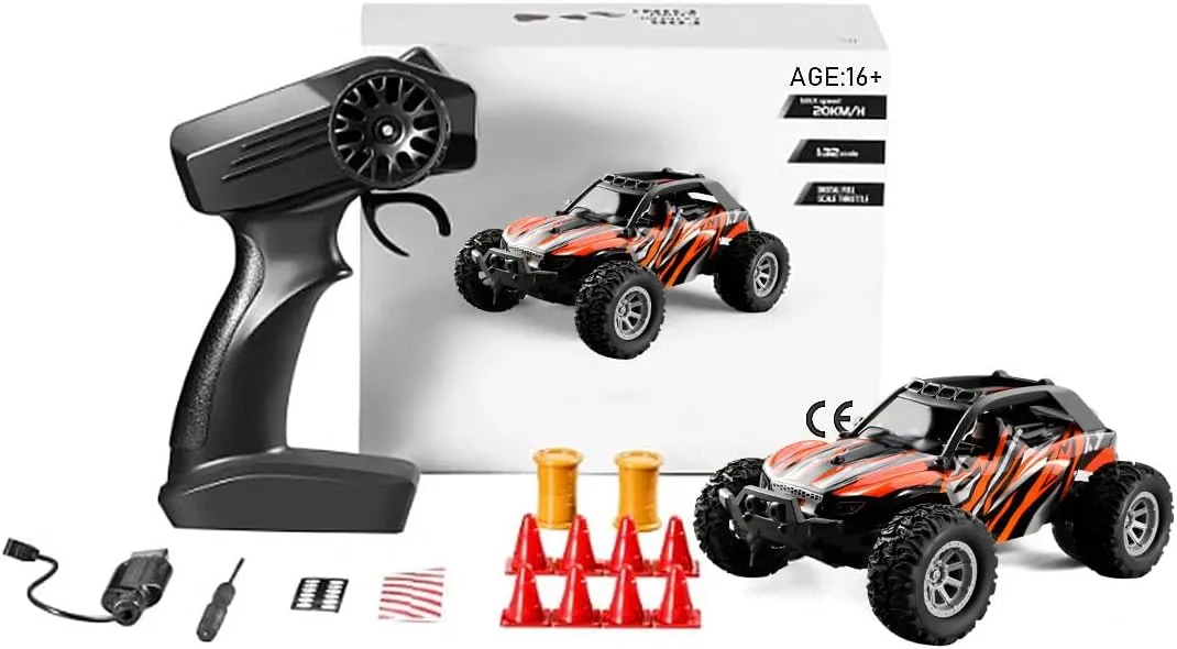 1/32 2.4G RC Mini Electric Drift Off-Road Vehicle Model Halloween Surprising Gift, Remote Control Rock Crawler (RTR Version)