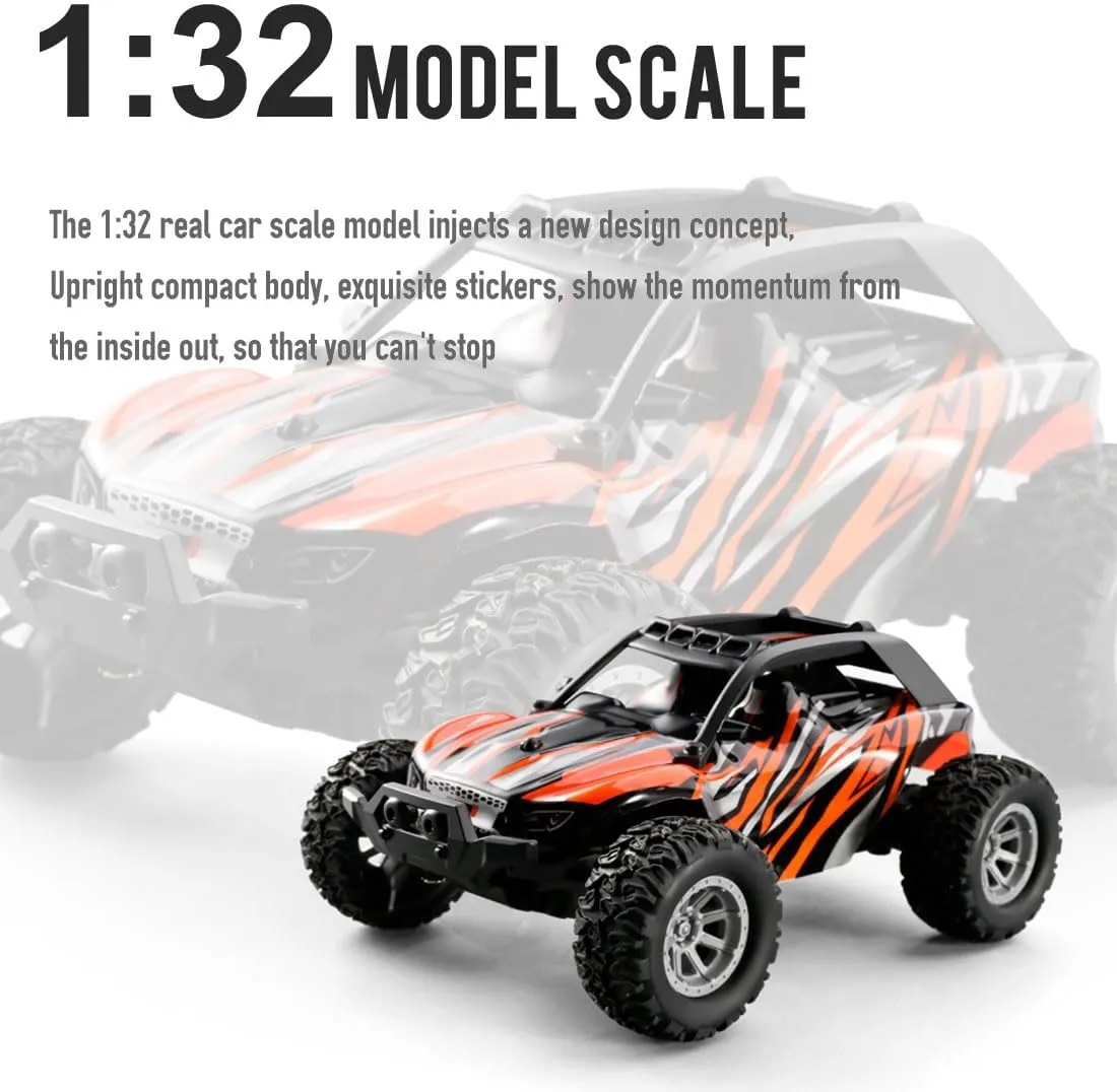 1/32 2.4G RC Mini Electric Drift Off-Road Vehicle Model Halloween Surprising Gift, Remote Control Rock Crawler (RTR Version)