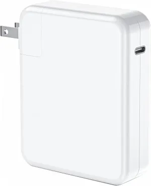 140W USB-C Charger for MacBook Pro 14",16"(2021,2022,2023),2024 MacBook pro M4, MacBook Air 13", 15" (2022, 2023, 2024,M1, M2, M3,), 96W Power Adapter (PD-140W) (0) (0FT)