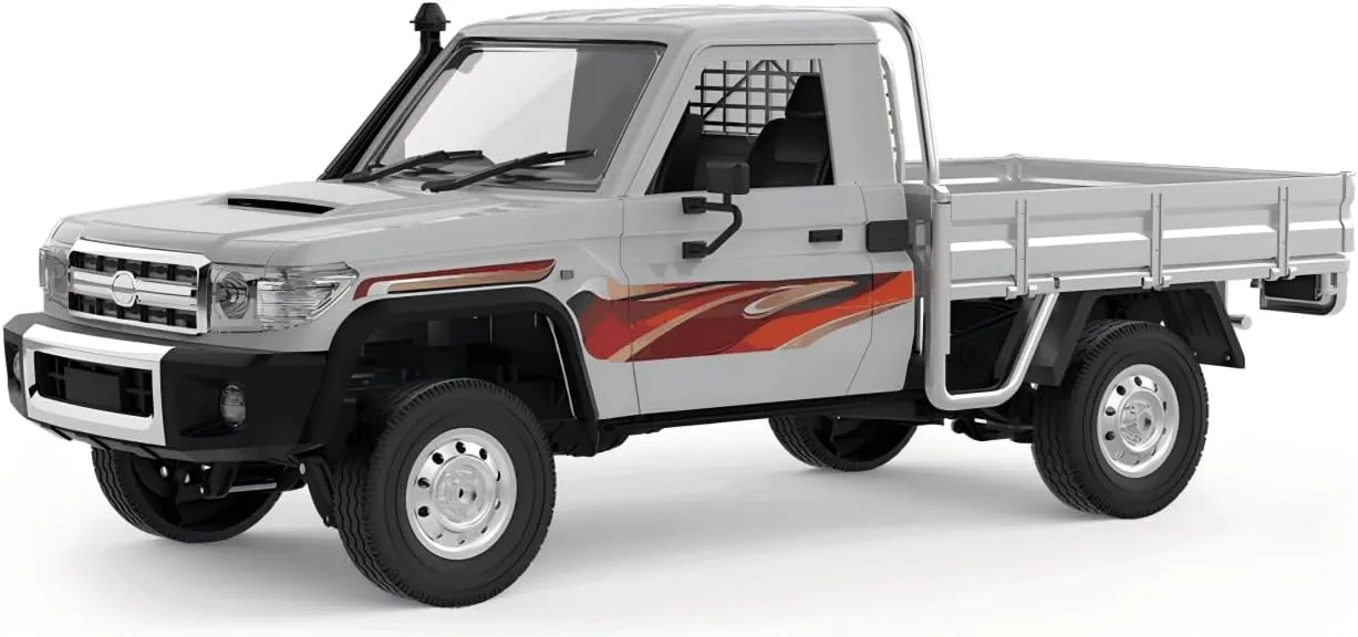 15KM/H RC Off-Road Truck, 1:14 Scale 2.4G Proportional Steering High-Speed RC Off-Road Vehicle with 2-Speed Transmission & Adjustable Suspension for Hobbyist
