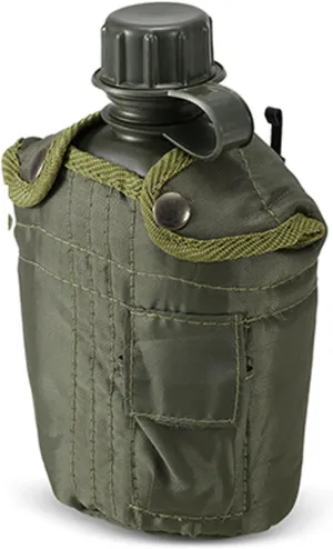 1L Outdoor Canteen ttle Camping Hiking Backpacking Survival Water ttle Kettle with Cover