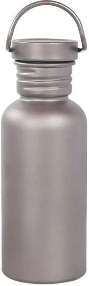 1PC Pure Titanium Outdoor Sports Kettle Camping Mountaineering Travel Cycling Large-capacity Single-layer Water Cup(750ML)
