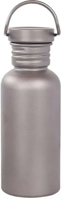 1PC Pure Titanium Outdoor Sports Kettle Camping Mountaineering Travel Cycling Large-capacity Single-layer Water Cup(750ML)