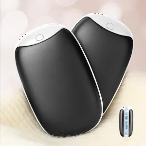 2 Pack Hand Warmer Rechargeable, Magnetic Twins Electric Hand Warmer, Reusable Type-C USB Handwarmer, Portable Hand Warmer 8000mAh, Great for Outdoor Sports, Hunting, Camping, Golf, Warm Gifts
