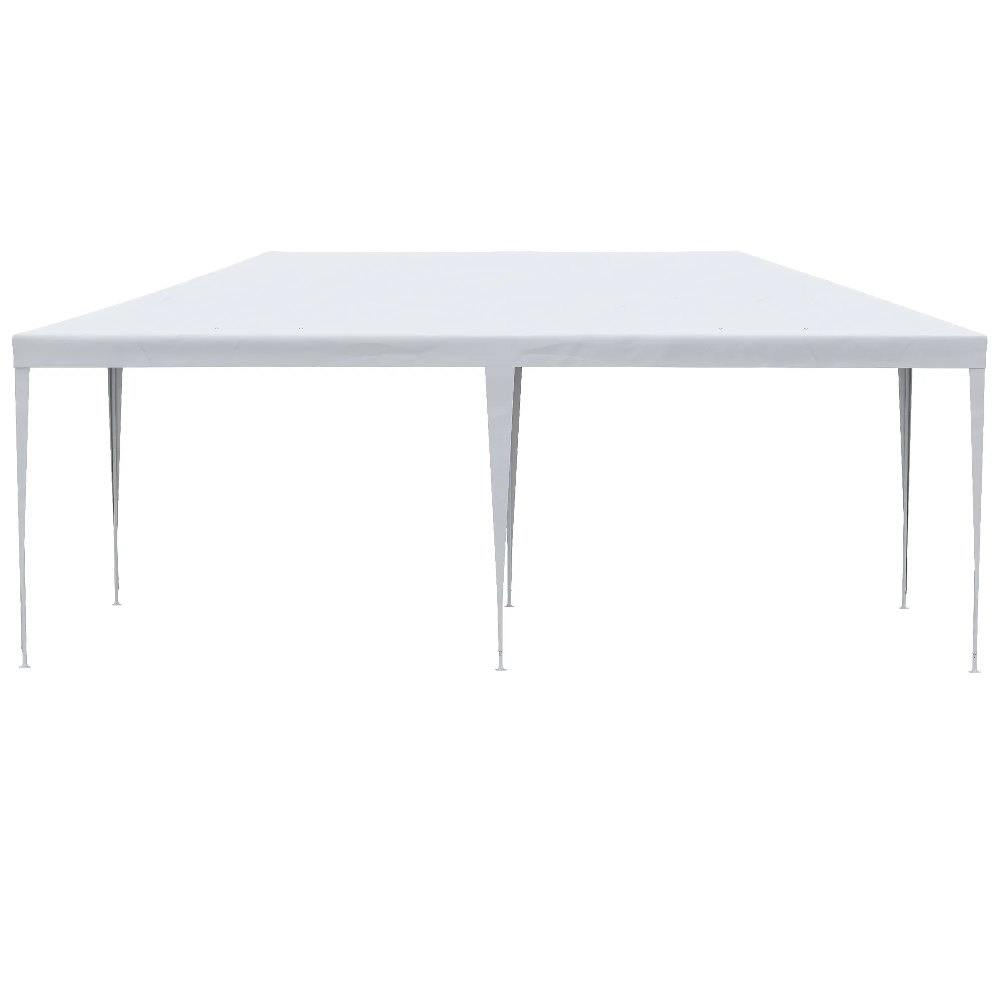 20' x 10' Gazebo Canopy Party Tent, Removable Side Walls, Outdoor Events, White