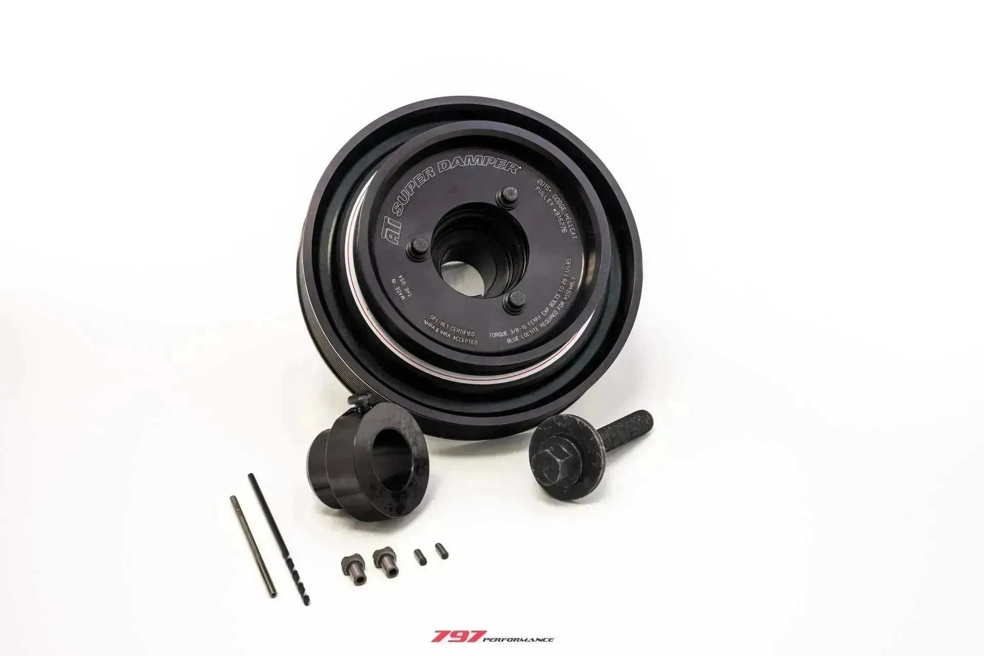 2015-2023 Dodge Charger/Challenger Hellcat 6.2L ATI Damper W/ Pin Kit & Upgraded Crank Bolt