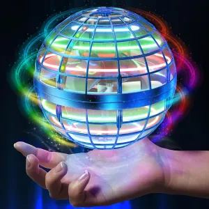 2024 Flying Orb Ball Toy,Cosmic Globe Boomerang Hover Ball Galactic Fidget Spinner, Hand Drone Orbit, Cool Toys Gift for 6 7 8 9 10  Year Old Boys Girls Teens Outdoor Toys(Blue)