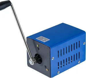 20W Portable Generator Manual Power Supply for Camping Off-grid Emergency Backup Hand Crank USB Charger