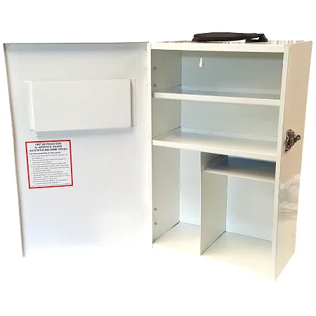 26-50 Person Wall Mounted Portrait Heavy Duty Metal First Aid Cabinet