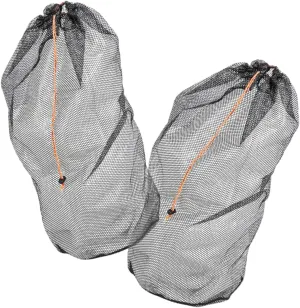 2pcs Drawstring Sack for Travel Mesh Storage Bags for Sleeping Bags Blankets Quilts Toys Lightweight and Portable Storage for Camping and Outdoor Activities
