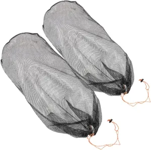 2pcs Stuff Sacks Portable Mesh Organizer for Camping Travel Breathable Drawstring Storage Bags for Blankets Quilts Capacity Lightweight Design