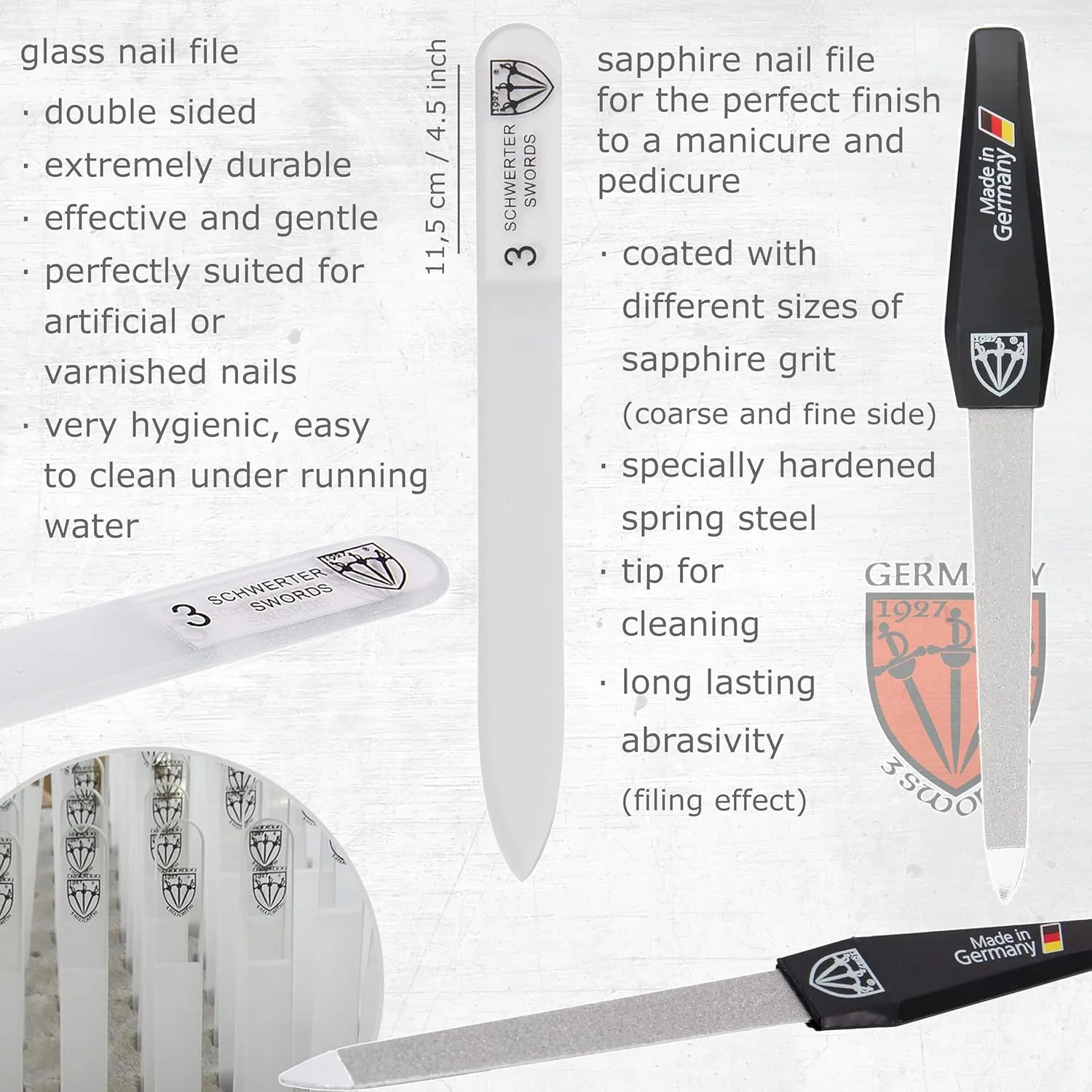 3 Swords Germany – manicure pedicure set kit (602)