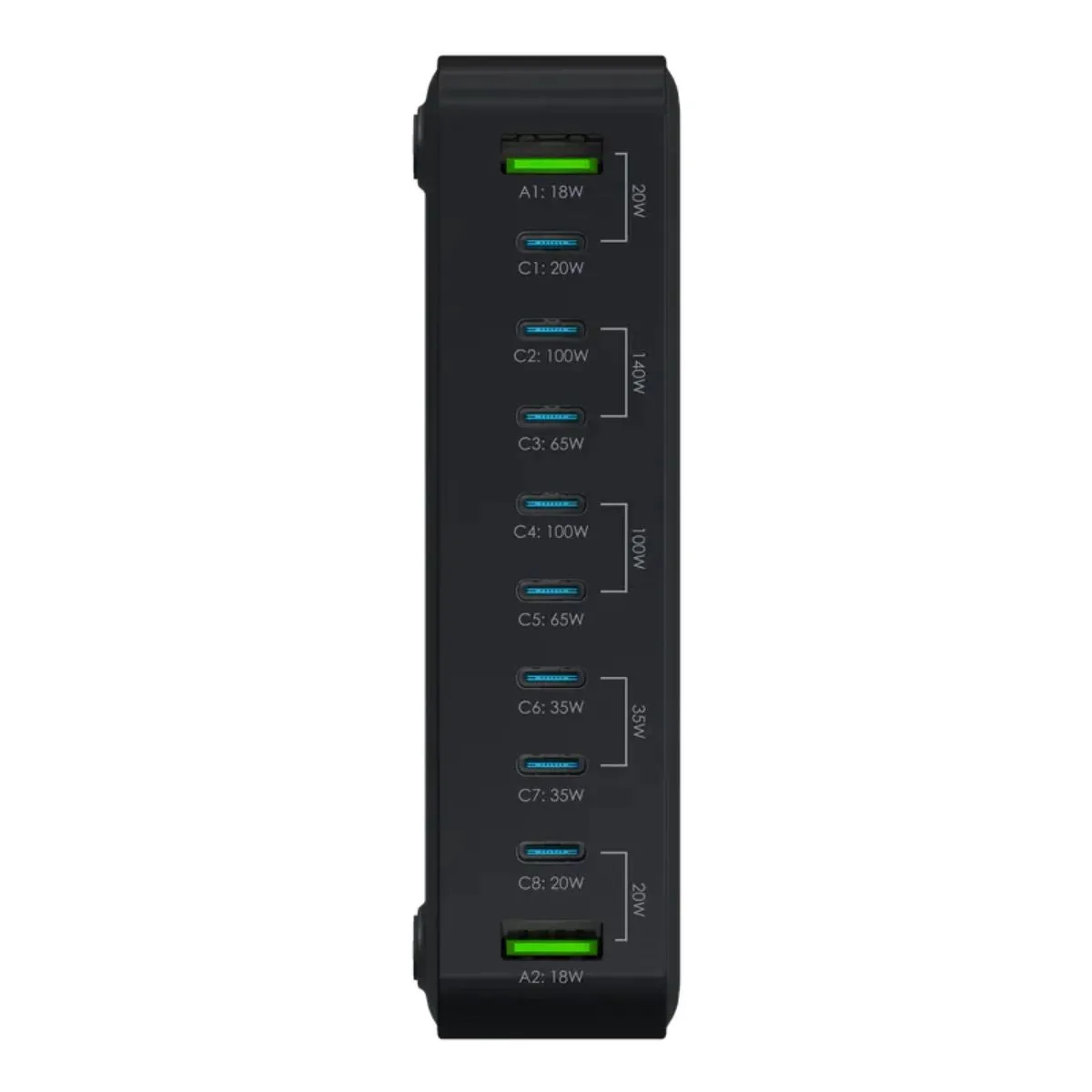 300W EXTREME CP 10USB GAN CHARGER