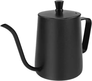 350ml Pour Over Coffee Kettle, Stainless Steel Gooseneck Long Narrow Drip Spout Coffee Maker Tea Pot