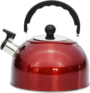 3L Tea Kettle, Stainless Steel Whistles Camping Bottle, Lightweight Teapot for Camping Trips Hiking Cooking Barbecue