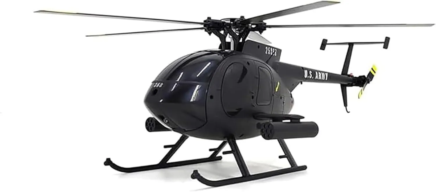 4CH 1/28 MD500 C189 RC Helicopter Direct Drive Brushless 6G Helicopter with 6-axis Gyroscope, RC Toy for Beginners
