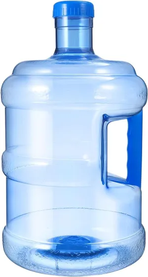 5 Liters Water Jugs Plastic Water Bottle Gallon Water Container with Handle Mineral Water Kettle Camping Water for Travel Camping Hiking Outdoor Sports