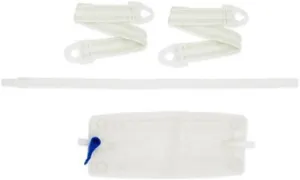 509645EA - Hollister Vented Urinary Leg Bag Combination Pack, Medium 18 oz.