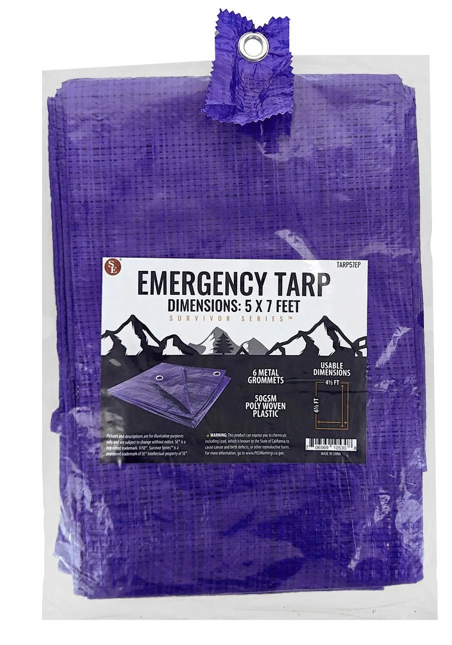 5'x7' Emergency Tarp