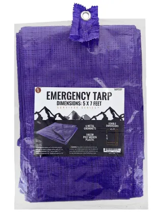 5'x7' Emergency Tarp
