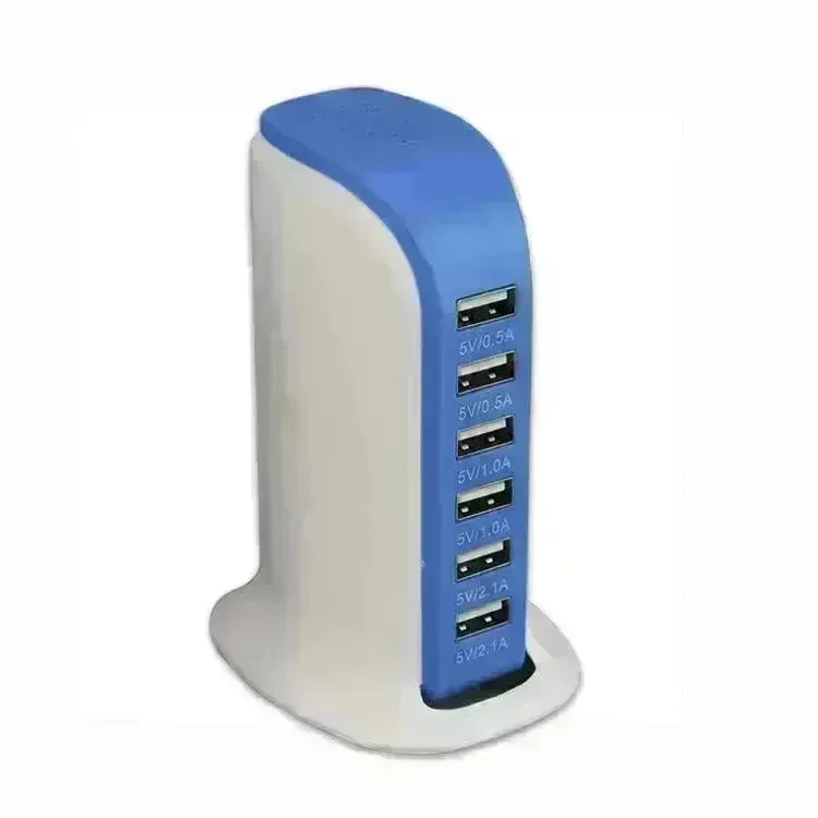 6 Port USB Sailboat Power Strip Charger