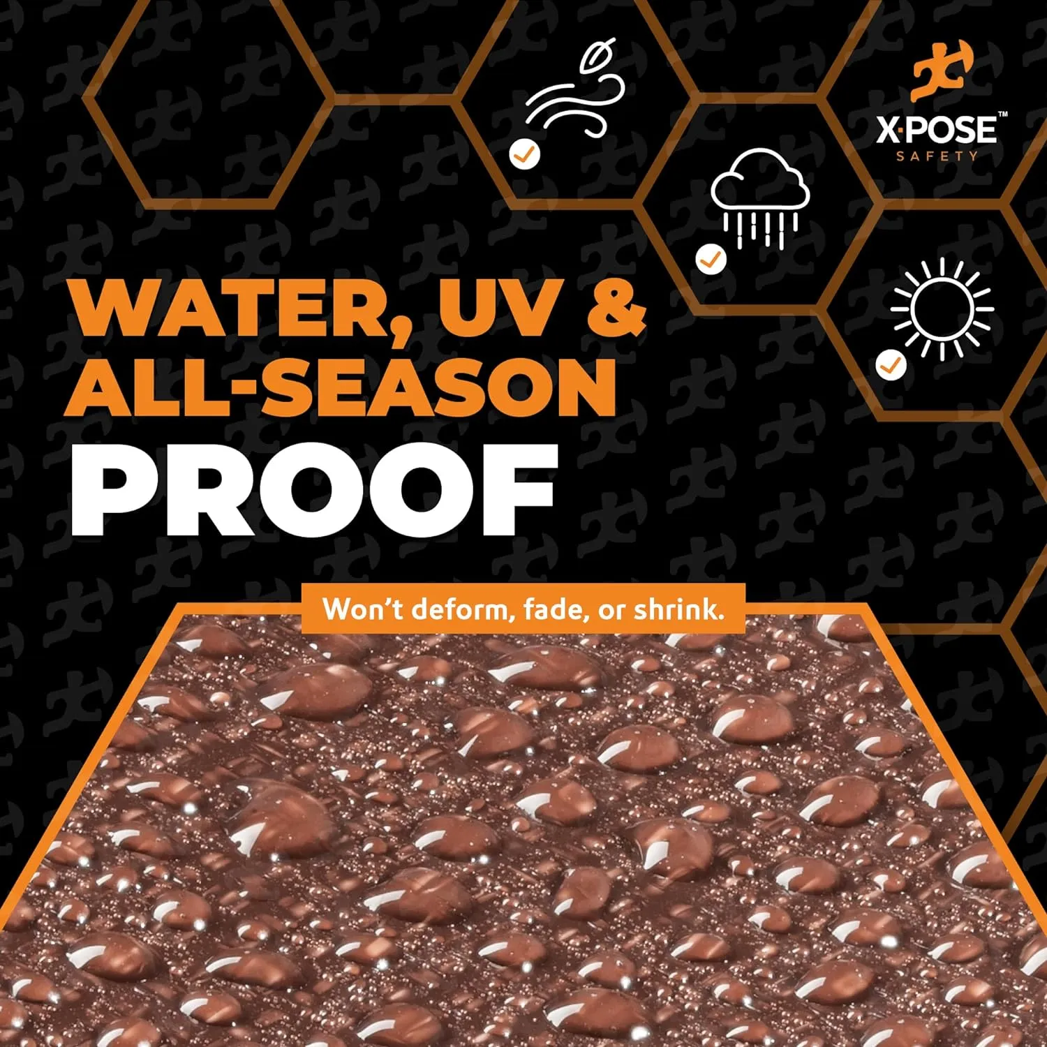 6' x 8' Brown/White Ultra Heavy Duty Tarp - 20 Mil Tarps Heavy Duty Waterproof 6x8- Large Outdoor Tarp, Waterproof Tarp Cover for Rain Camping, Tent Tarp, UV Protection, Reinforced Corners