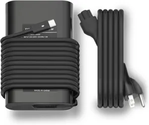 65W 45W USB Type C Laptop Charger for Dell Latitude 5520 5420 7400 7420 7370 5289 5290 7410 5285 7275 XPS 13 9360 9365 9380 9370 9350 LA65NM170 02YK0F 0M1WCF Chromebook 3100 3400 AC Adapter Power Cord