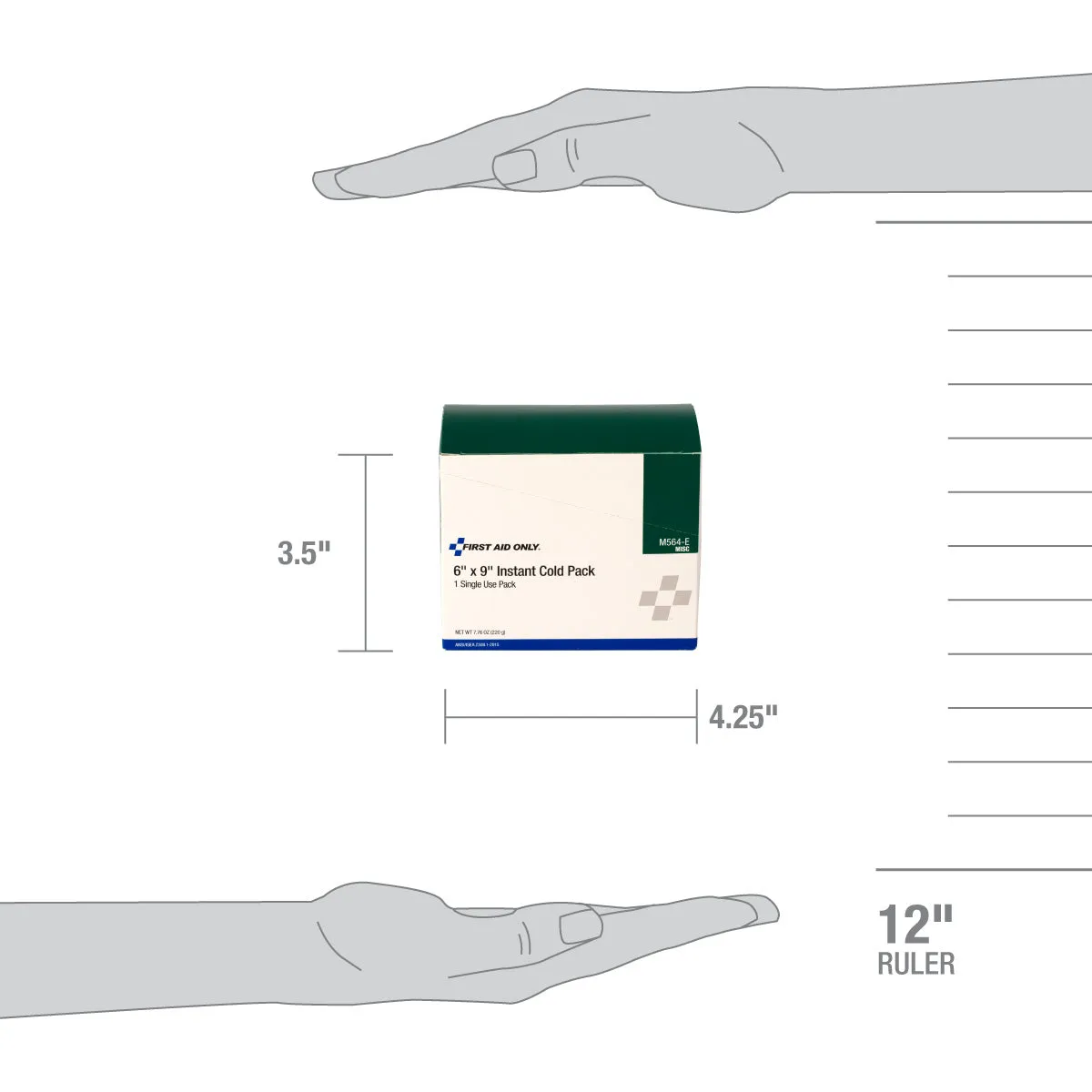 6"x9" Instant Cold Pack, Large, 1 Per Box