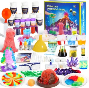 80  Science Experiment Kit for Kids Ages 5-6-7-8, Birthday Gift Ideas for 4  Year Old Kid, STEM Learning & Educational Toys, First Science Kit for Boys Girl