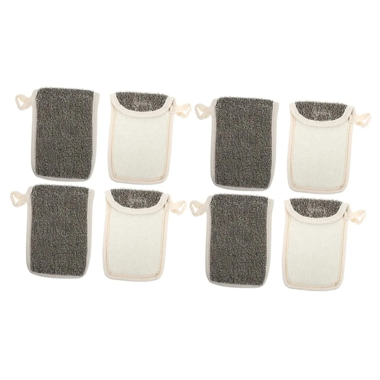 8pcs Exfoliating Soap Bag Pouch Soap Saver for Bar Hanging Accessory for Quick Drying Bubble Creation Aroma Release for Bath Shower Use