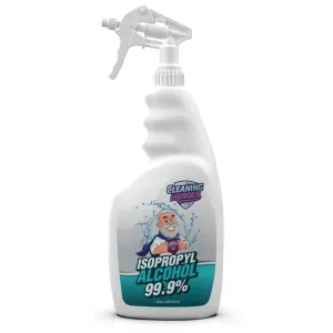 99% Isopropyl Alcohol Spray, 32 Fl. Oz - Ultimate Rubbing Alcohol Cleaner for Electronics, Wounds, and Household Use