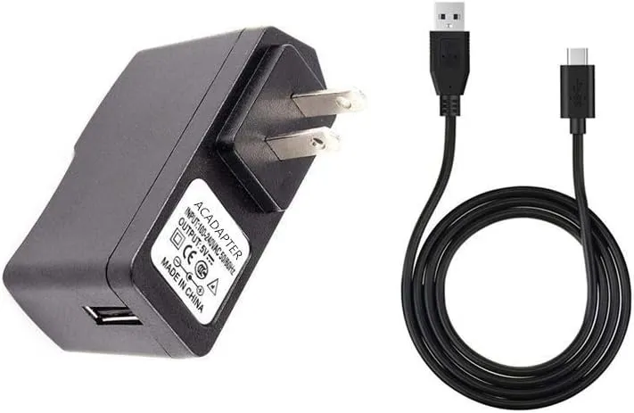 AC Adapter   USB Cable Compatible with HairMax Laserband 82 LB82 Older Models Hair Growth Device Power Supply Cord Battery Charger Mains PSU (Not fits LaserBand 41 New Models.)