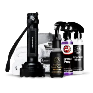 Adam's Advanced Graphene Ceramic Coating (Complete Kit) - 10H Graphene Coating for Auto Detailing, 9  Years of Car Protection & Patented UV Technology