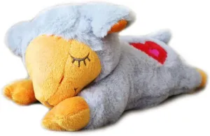 ALL FOR PAWS Heart Beat Dog Toy, Puppy Sleeping Buddy Cuddle Toy Dog Soothing Plush Toy, Crate Training Puppy Stuffed Animal Gift Toys for Your Furry Friend