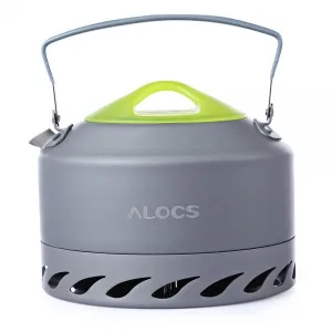 Alocs Outdoor Portable 0.9L Water Kettle Camping Hiking Teapot Picnic Boiling Kettle Travel Teaware