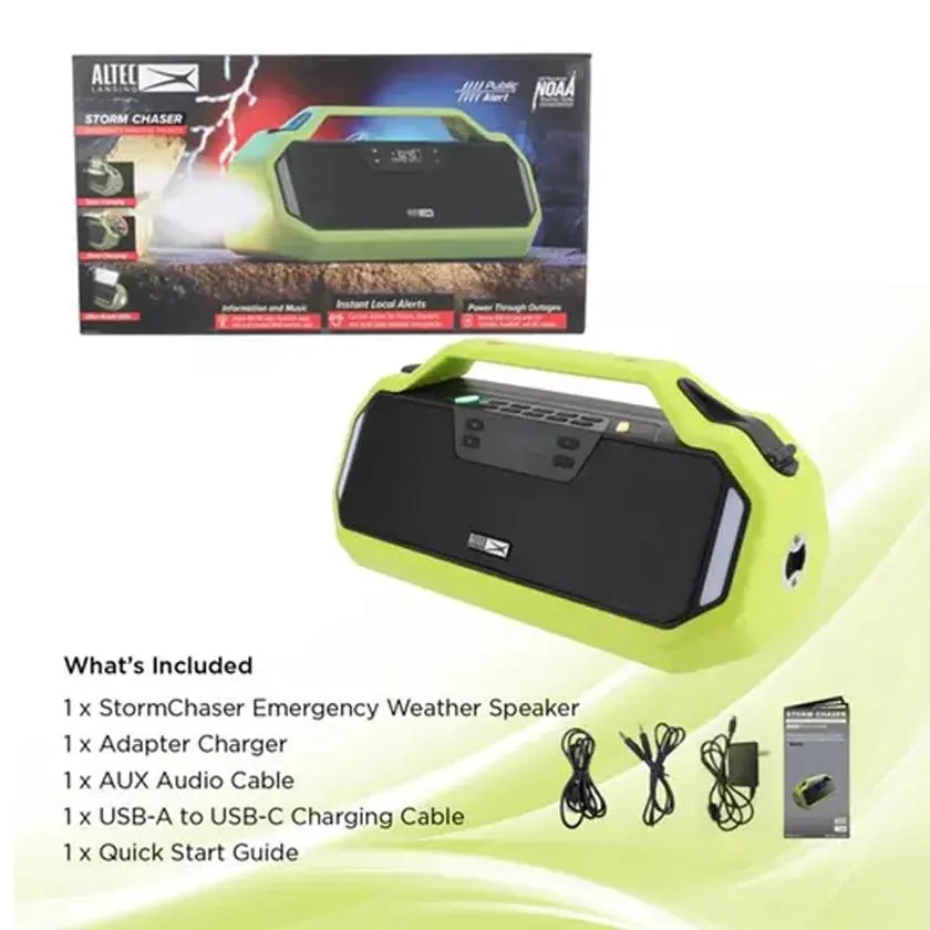 Altec Lansing StormChaser Portable Emergency Weather Radio