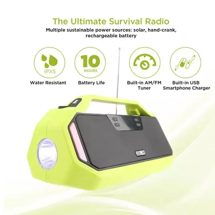Altec Lansing StormChaser Portable Emergency Weather Radio