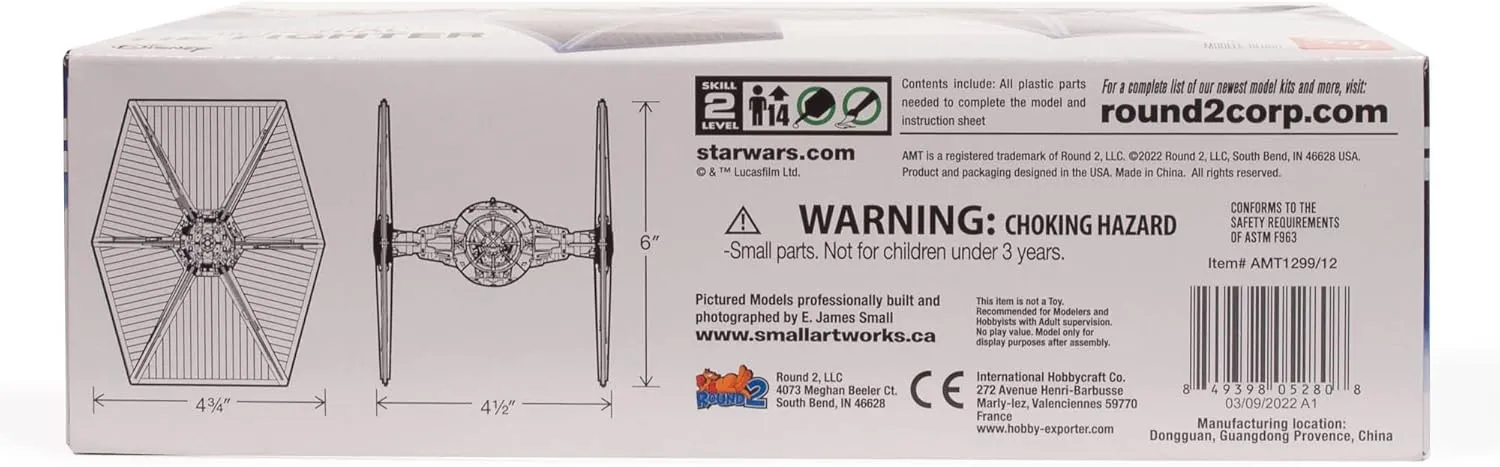 AMT Star Wars: A New Hope TIE Fighter 1:48 Scale Model Kit