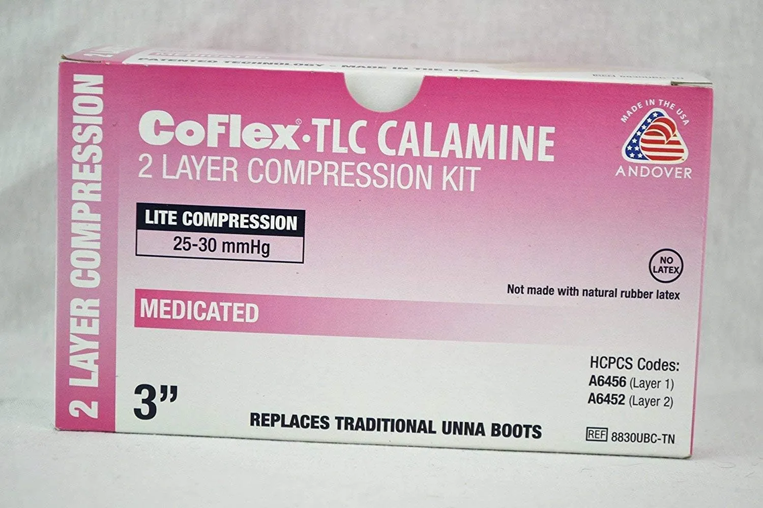 Andover Coated Products Coflex Ubc Two Layer Compression Bandage Kit - 3" X 6 Yards