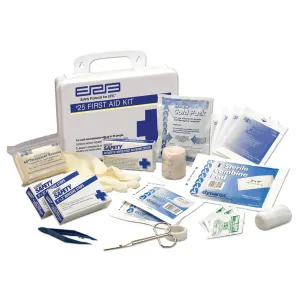 ANSI 2009 25 Premium First Aid Kit Plastic Box - W-WEL17133