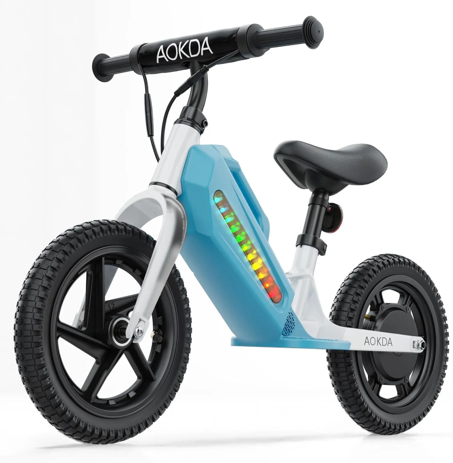 AO-K8 Electric Balance Bike for Kids,150W Motor,7.5MPH Speed Max,21.6V/5.2Ah Battery Range 9Miles Electric Dirt Bike,Hand-Operated Brakes for Ages 3-8