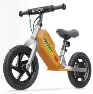 AO-K8 Electric Balance Bike for Kids,150W Motor,7.5MPH Speed Max,21.6V/5.2Ah Battery Range 9Miles Electric Dirt Bike,Hand-Operated Brakes for Ages 3-8