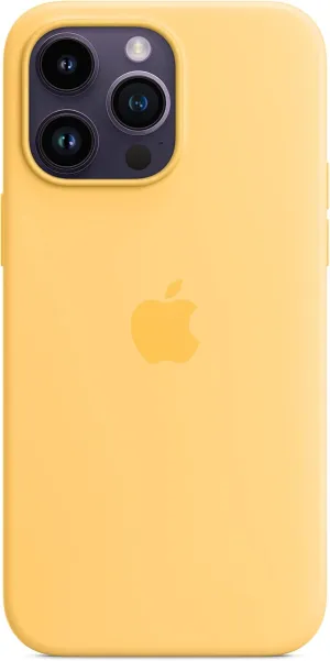 Apple iPhone 14 Pro Max Silicone Case with MagSafe - Sunglow